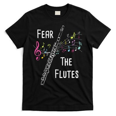 Fear The Flutes Flute Player Flutist Marching Band Music T-Shirt Hoodie, Sweatshirt | CoreVibeTees.com
