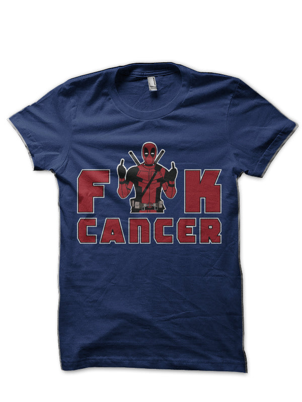 Deadpool Fuck The Cancer T-Shirt Hoodie, Sweatshirt | CoreVibeTees.com