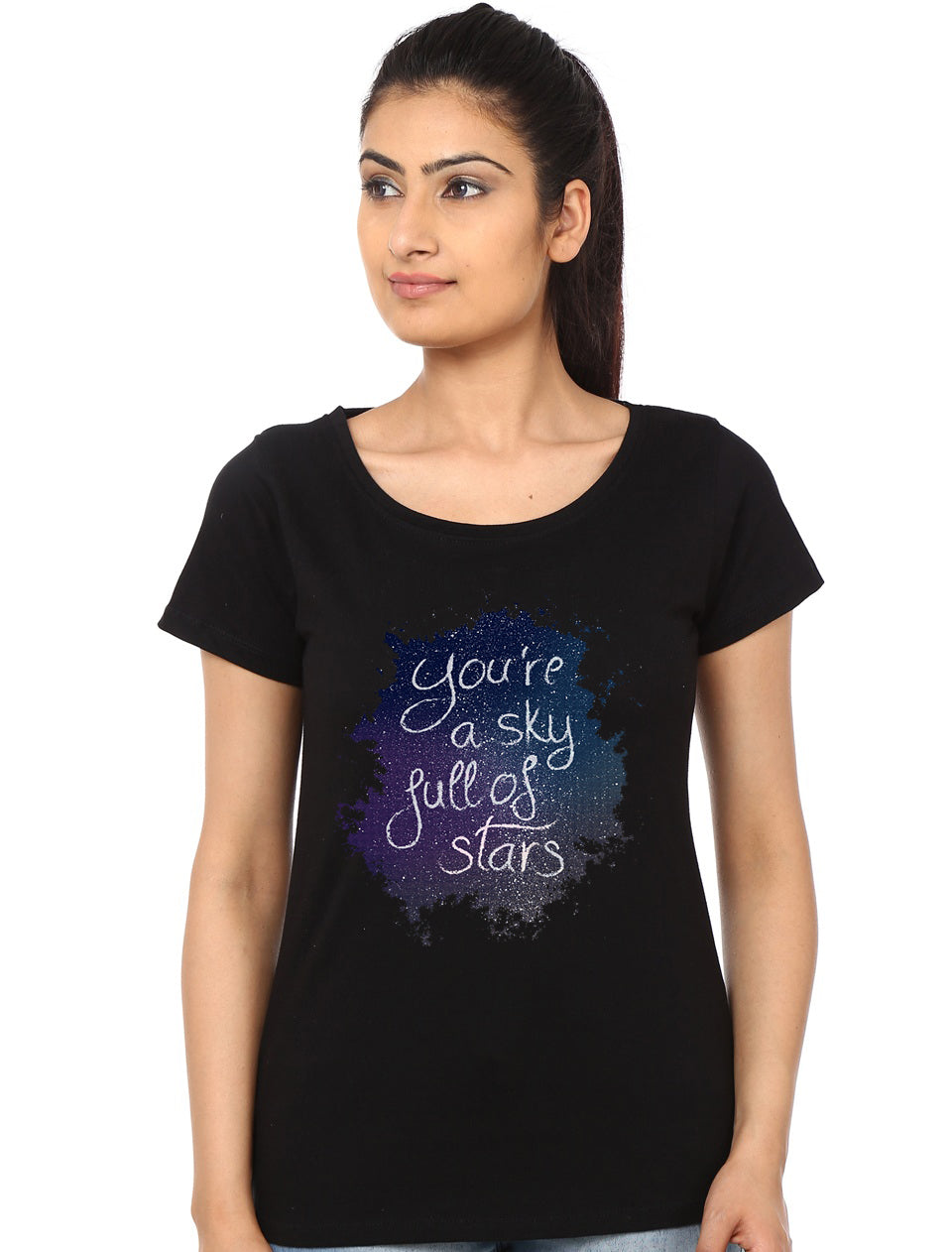 You Are A Sky Full Of Stars Black Girls T-Shirt Hoodie, Sweatshirt | CoreVibeTees.com
