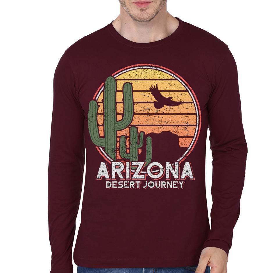 Arizona State Desert Journey Retro Shirt for Men Women and Kids Tank Top Full Sleeve T-Shirt Hoodie, Sweatshirt