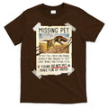 Funny Missing Pet T-Rex Dinosaur T-Shirt Hoodie, Sweatshirt | CoreVibeTees.com