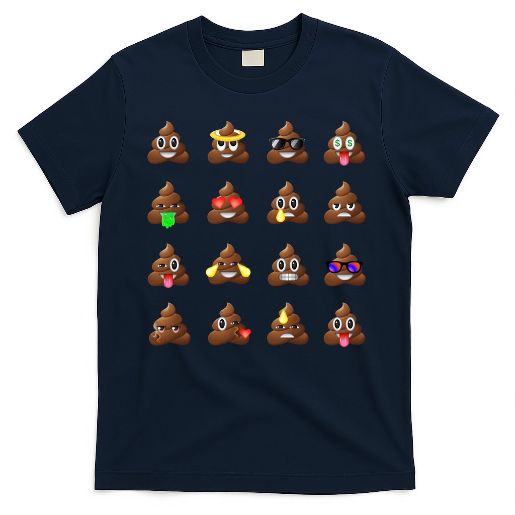 Funny Poop Emoji's Smiley T-Shirt Hoodie, Sweatshirt | CoreVibeTees.com