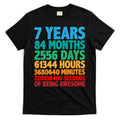 Funny Seven Years Old 7th Birthday T-Shirt Hoodie, Sweatshirt | CoreVibeTees.com