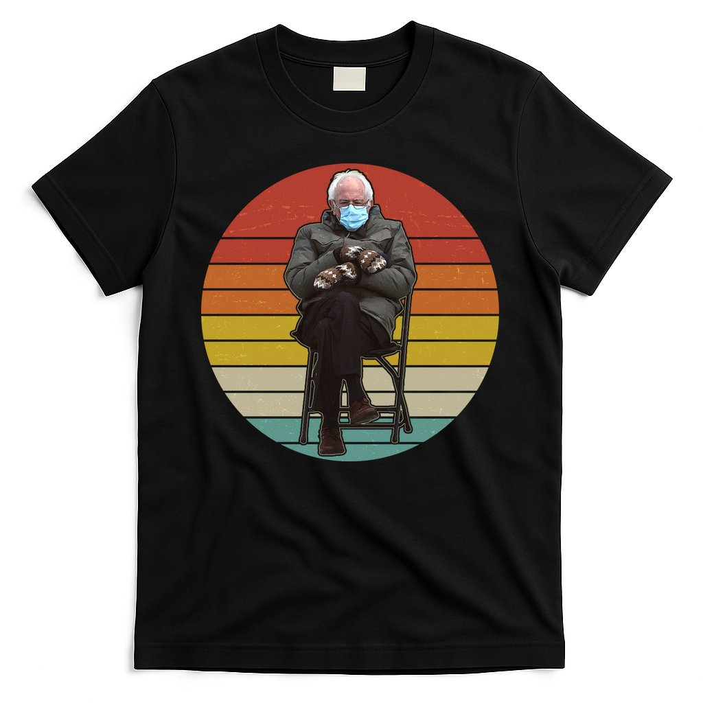 Funny Vintage Bernie Sanders Mitten Meme T-Shirt Hoodie, Sweatshirt | CoreVibeTees.com
