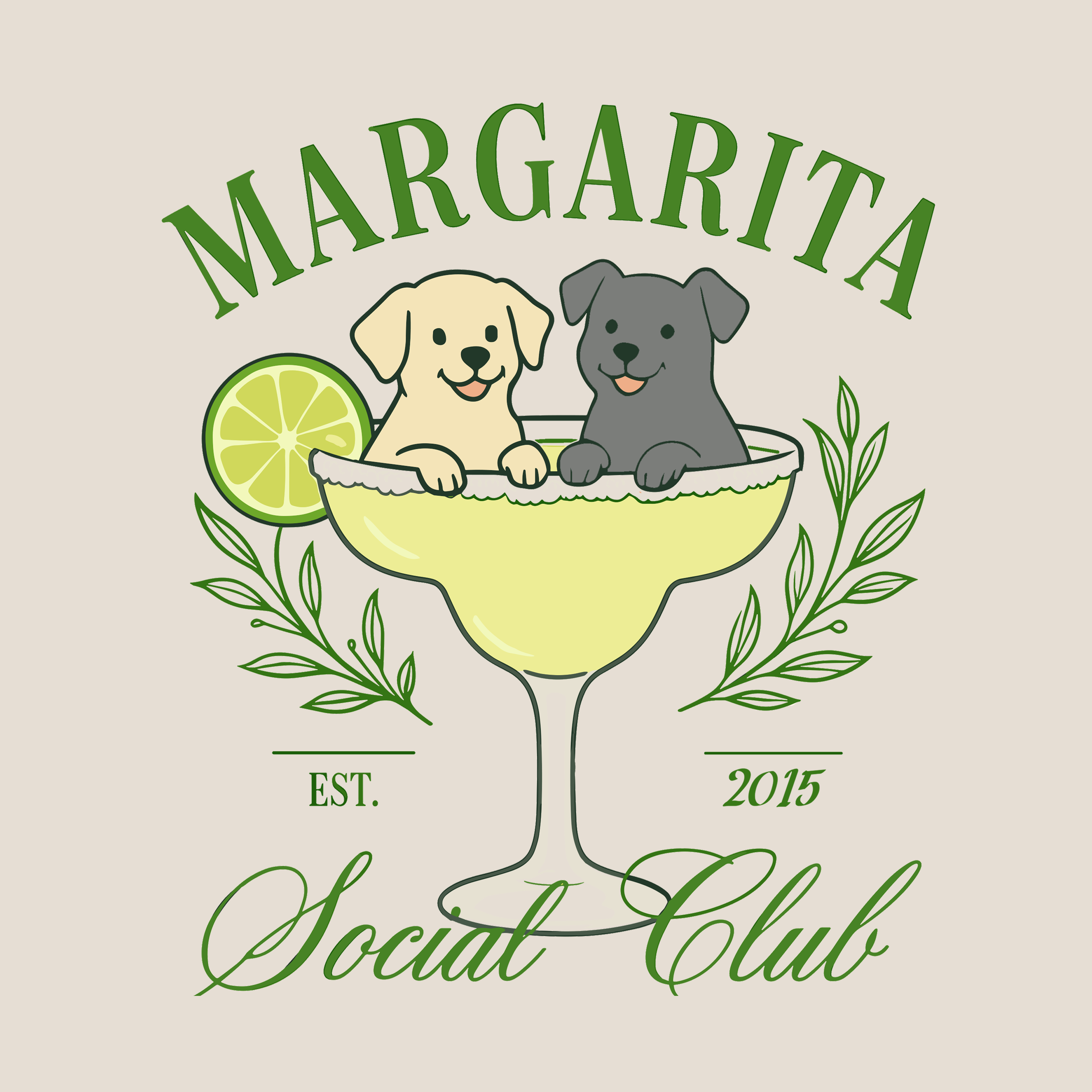 Dogs Social Club - (Front Print) (Adult Short Sleeve T-Shirt) Hoodie, Sweatshirt | CoreVibeTees.com (Image 2)