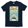 Funny Vintage Japanese Jaws Shark Poster T-Shirt Hoodie, Sweatshirt | CoreVibeTees.com