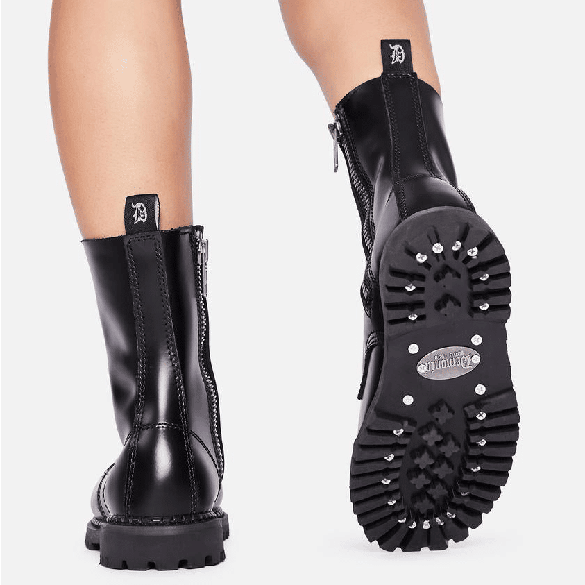 Demonia Steel Toe Ankle Boots Riot-10 Boots T-Shirts, Hoodie, Sweatshirt | CoreVibeTees.com (Image 2)
