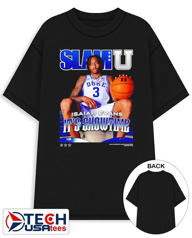 SLAM Isaiah Evans it’s Showtime shirt