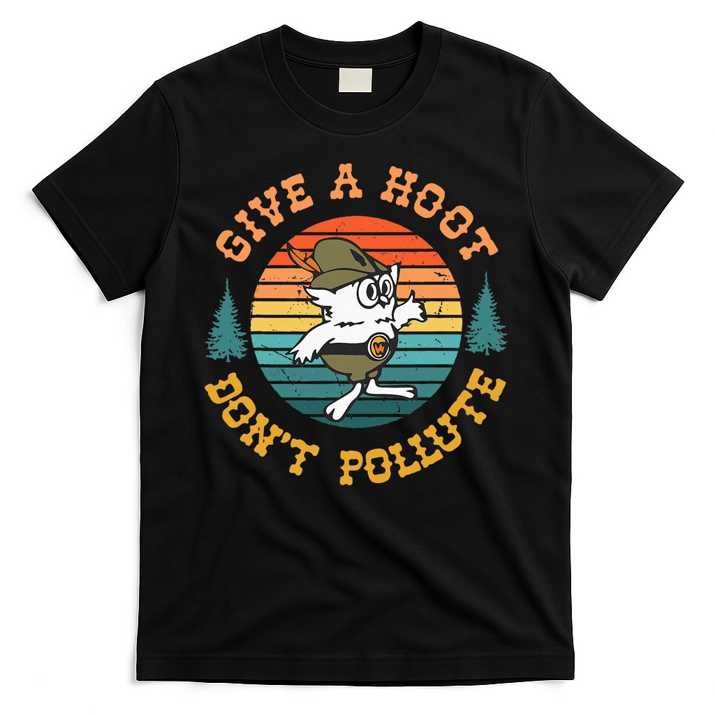 Give A Hoot DonT Pollute T-Shirt Hoodie, Sweatshirt | CoreVibeTees.com