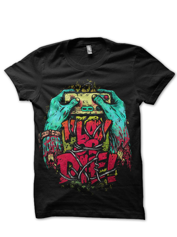 Play Or Die Gamer Black T-Shirt Hoodie, Sweatshirt | CoreVibeTees.com