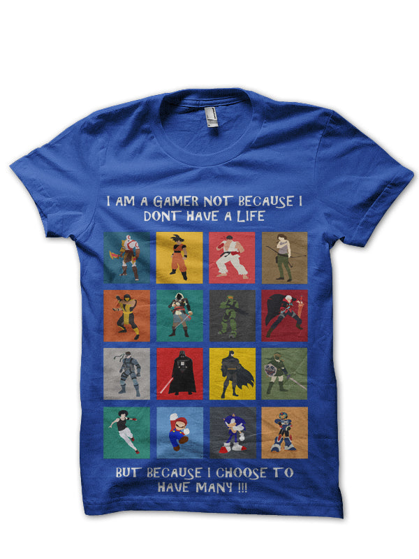 Gamer Life Blue T-Shirt Hoodie, Sweatshirt | CoreVibeTees.com