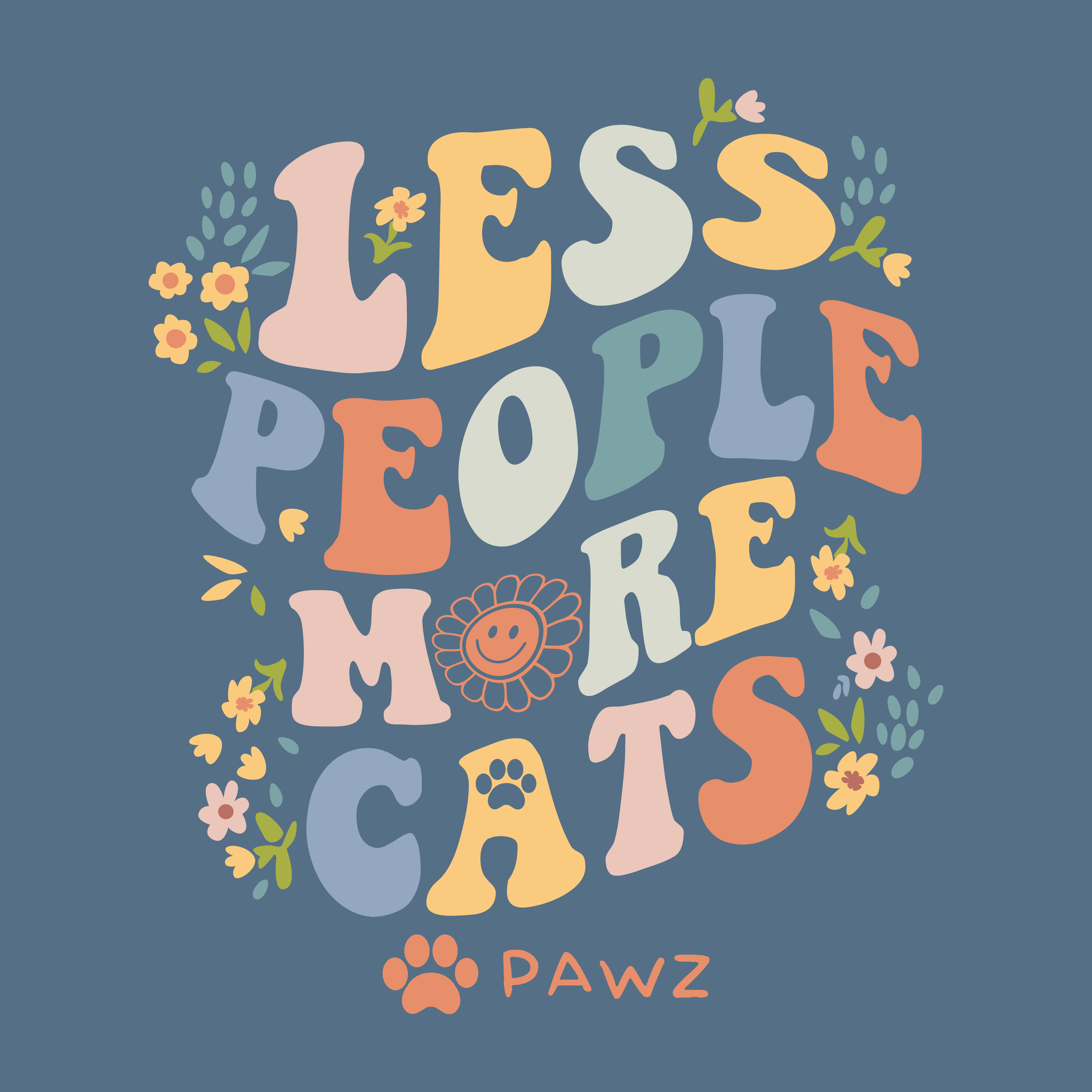 Less People More Cats (Adult Short Sleeve T-Shirt) Hoodie, Sweatshirt | CoreVibeTees.com (Image 3)
