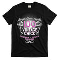Genuine Aged 100 Years Vintage Chick 100th Birthday T-Shirt Hoodie, Sweatshirt | CoreVibeTees.com