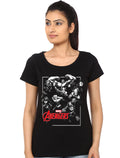 Avengers Assembled Girls Black Top T-Shirts, Hoodie, Sweatshirt | CoreVibeTees.com