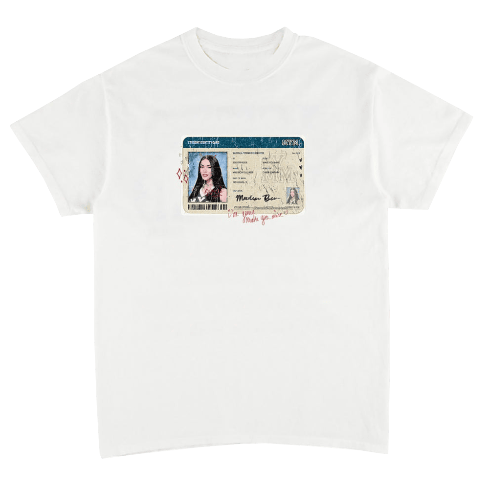 Madison Beer Merch Make You Mine School ID T-Shirt Gifts For Music Fans Hoodie, Sweatshirt | CoreVibeTees.com