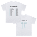 Madison Beer Merch Spinnin Tour Baby Blue Bow T-shirt Music Fans Gifts Hoodie, Sweatshirt | CoreVibeTees.com