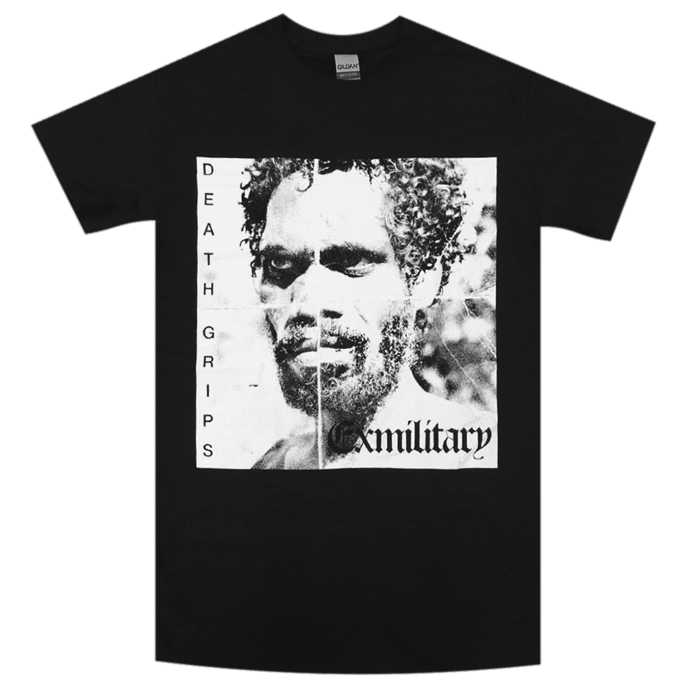 Death Grips Merch T-Shirt Death Grips Exmilitary Black Tee Gifts For Band Fans Hoodie, Sweatshirt | CoreVibeTees.com