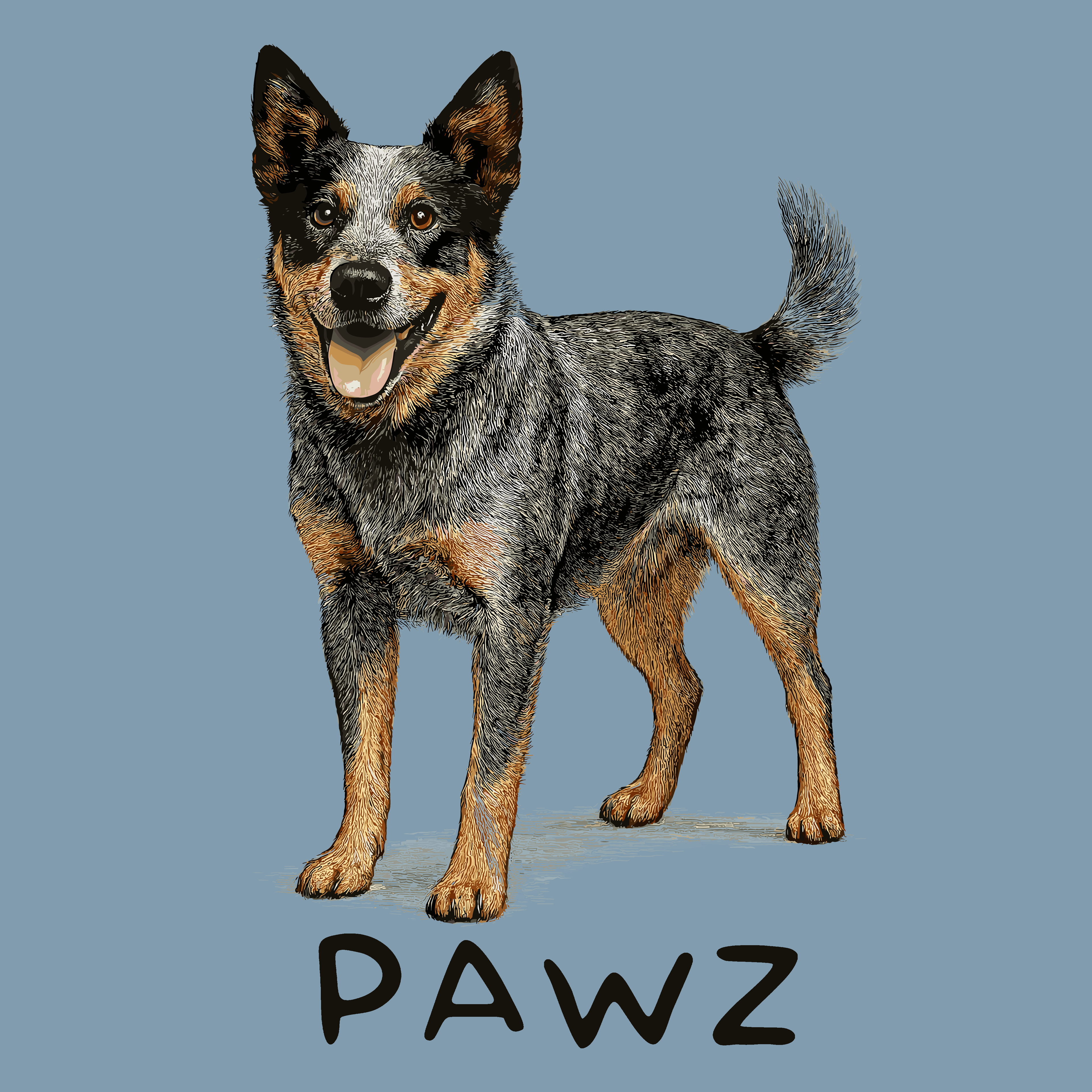 Blue Heeler (Adult Short Sleeve T-Shirt) Hoodie, Sweatshirt | CoreVibeTees.com (Image 3)