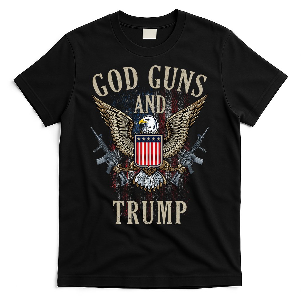 God Guns And Trump 2nd Amendment Flag Ar15 American Flag T-Shirt Hoodie, Sweatshirt | CoreVibeTees.com
