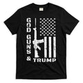 God Guns And Trump Cool Gift 2nd Amendment Flag Ar15 Gift T-Shirt Hoodie, Sweatshirt | CoreVibeTees.com