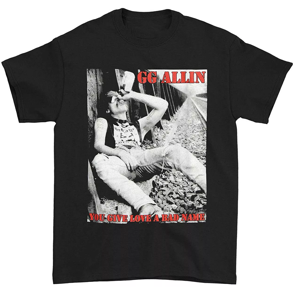 GG Allin You Give Love a Bad Name T-Shirt Hoodie, Sweatshirt | CoreVibeTees.com
