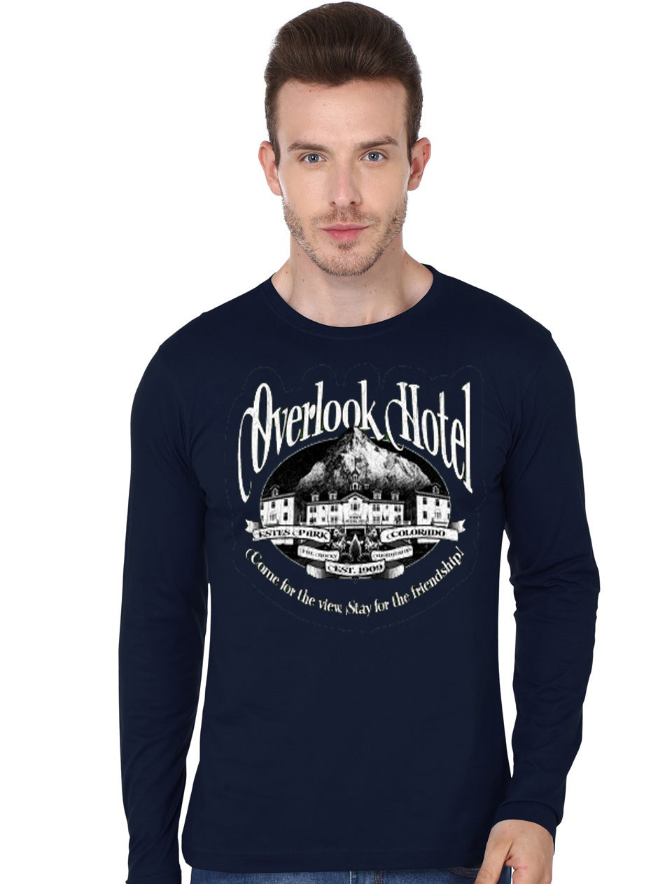 Overlook Hotel Full Sleeve T-Shirt Hoodie, Sweatshirt | CoreVibeTees.com