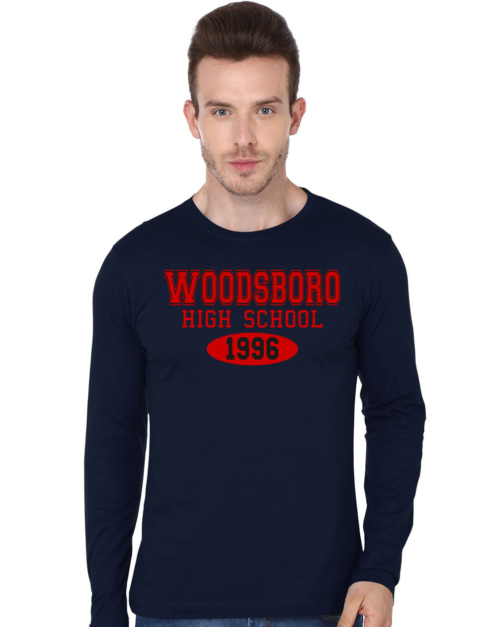Scream Woodsboro Full Sleeve T-Shirt Hoodie, Sweatshirt | CoreVibeTees.com