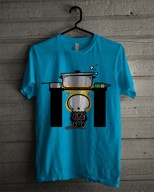 Ghost Cook Sky Blue Tee Hoodie, Sweatshirt | CoreVibeTees.com