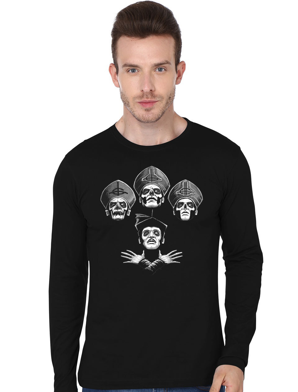 Bohemian Ghost Full Sleeve T-Shirt Hoodie, Sweatshirt | CoreVibeTees.com