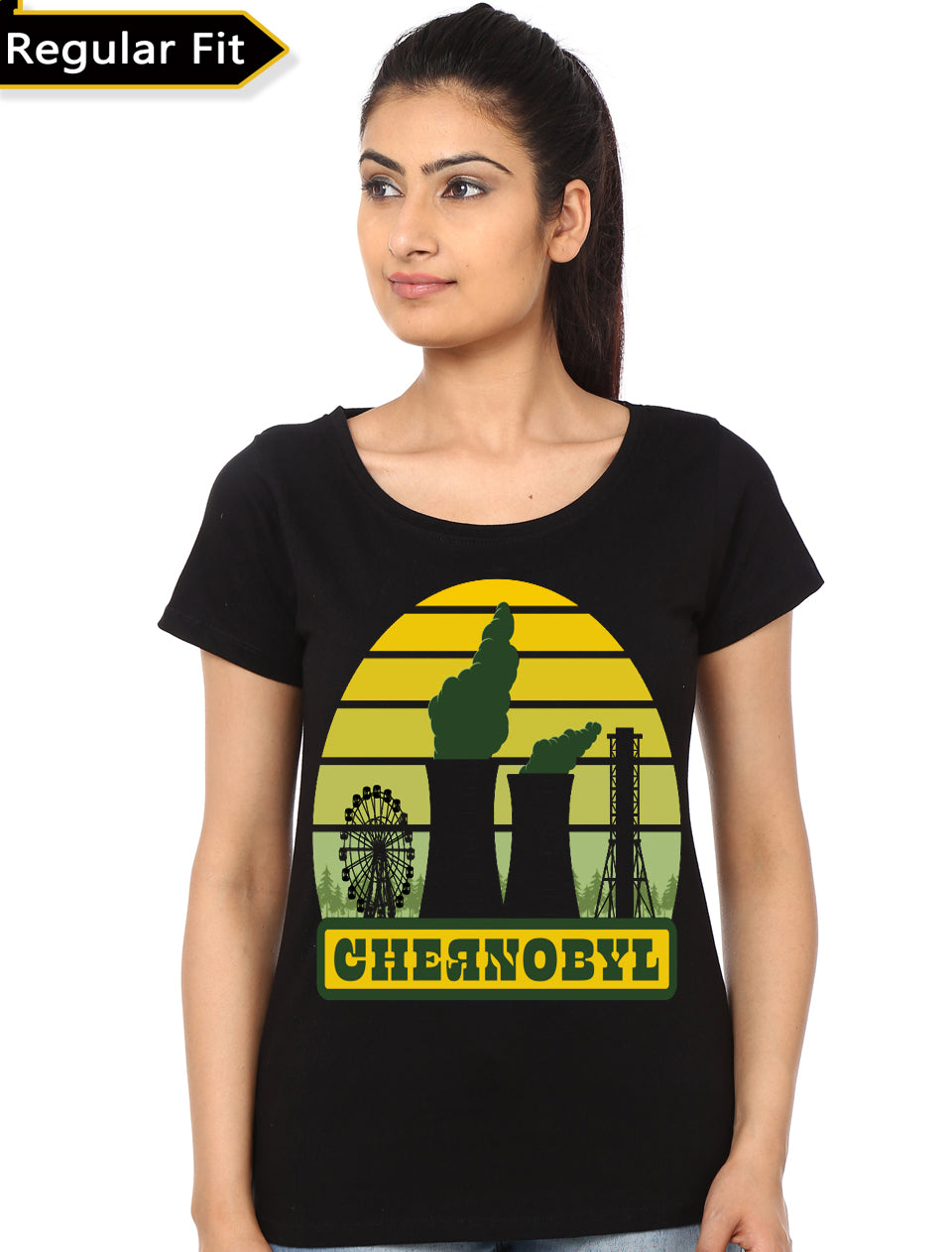 Chernobyl Tourist Black Girls T-Shirt Hoodie, Sweatshirt | CoreVibeTees.com