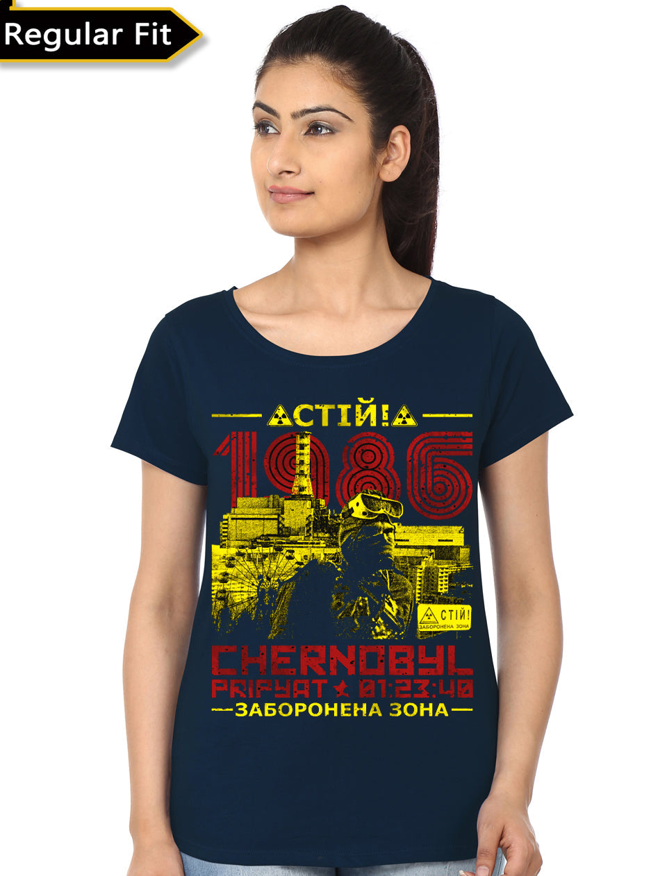Chernobyl 1986 Navy Blue Girls T-Shirt Hoodie, Sweatshirt | CoreVibeTees.com