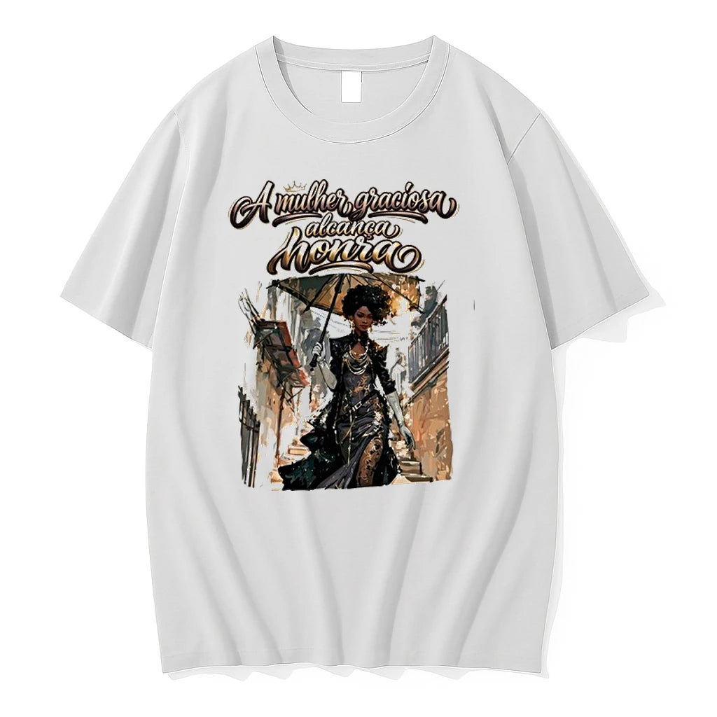 Girl A Mulher Graciosa Alcanca Honra 0 Tshirts Sweater