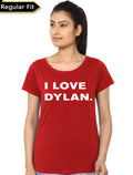 I Love Dylan. Red Girls T-Shirt Hoodie, Sweatshirt | CoreVibeTees.com