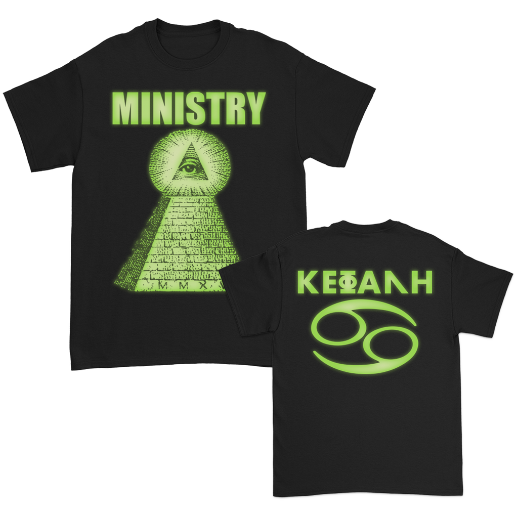 Pyramid Glow-In-The-Dark T-Shirt (Black) - Limited Edition Hoodie, Sweatshirt | CoreVibeTees.com (Image 1)