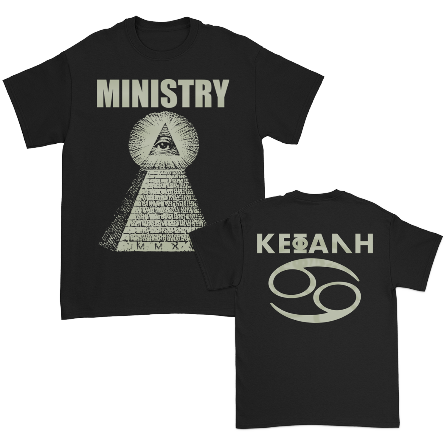 Pyramid Glow-In-The-Dark T-Shirt (Black) - Limited Edition Hoodie, Sweatshirt | CoreVibeTees.com (Image 2)