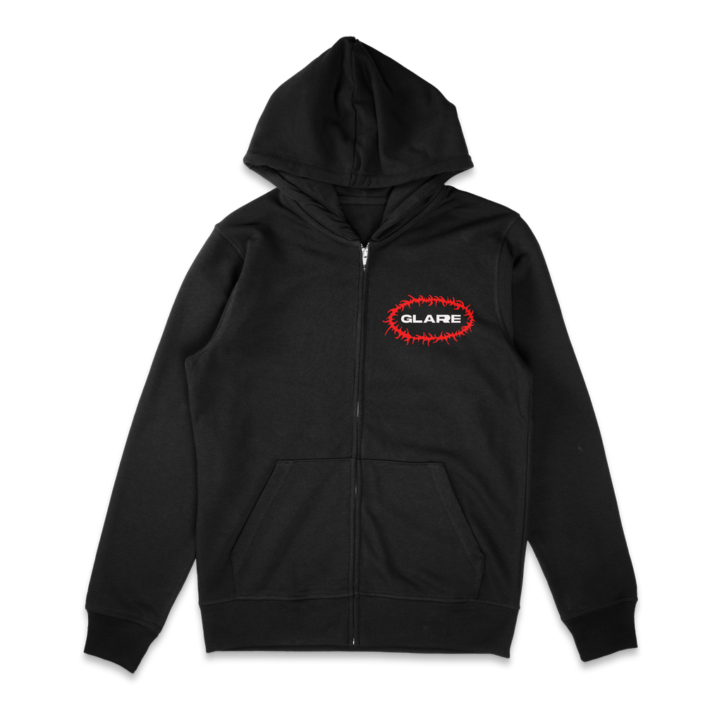 Glare - Devil Zip-Up Hoodie T-Shirts, Sweatshirt | CoreVibeTees.com (Image 2)