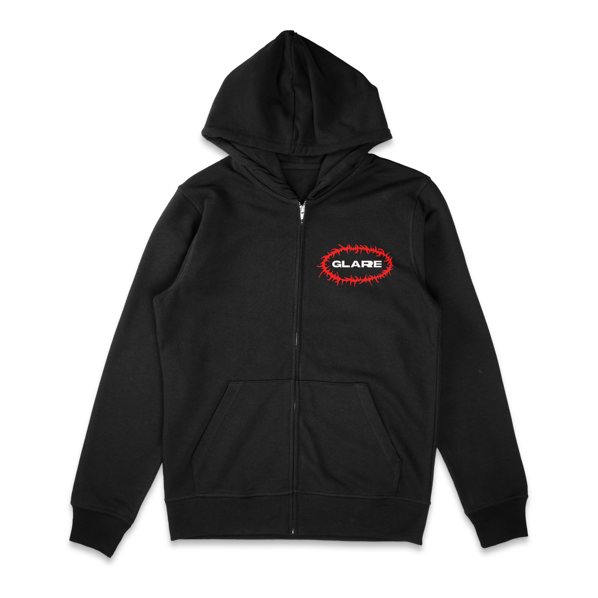 Glare - Devil Zip-Up Hoodie T-Shirts, Sweatshirt | CoreVibeTees.com (Image 2)