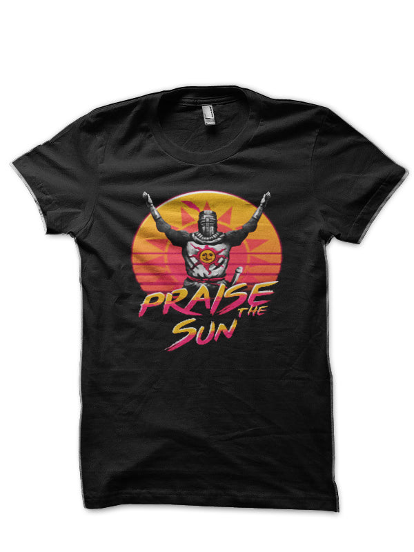 Praise the Sunset Wave Black T-Shirt Hoodie, Sweatshirt | CoreVibeTees.com