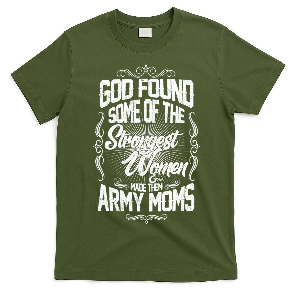 God Found Strong Army Moms T-Shirt Hoodie, Sweatshirt | CoreVibeTees.com