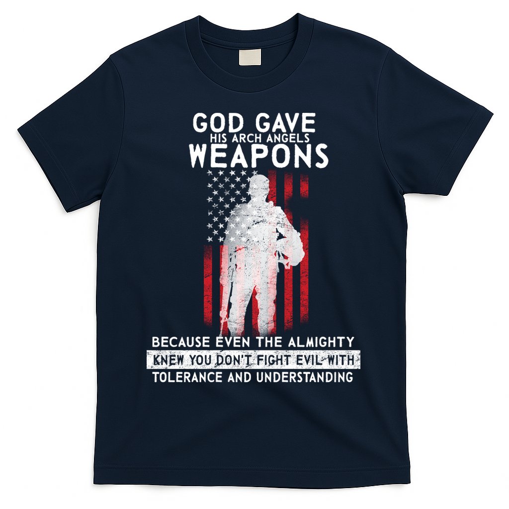 God Gave Weapons To Fight Evil T-Shirt Hoodie, Sweatshirt | CoreVibeTees.com