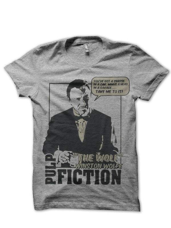 Godfather Pulp Fiction Grey T-Shirt Hoodie, Sweatshirt | CoreVibeTees.com