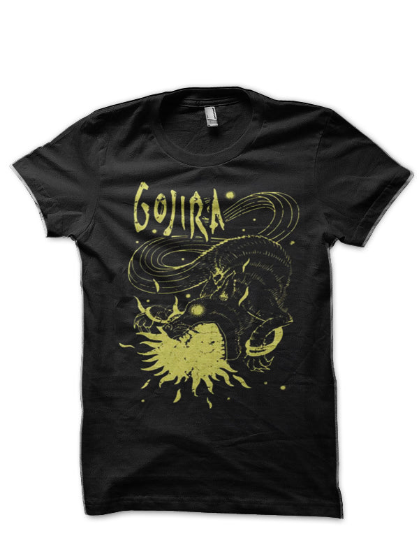 Gojira Half Sleeve Black T-Shirt Hoodie, Sweatshirt | CoreVibeTees.com