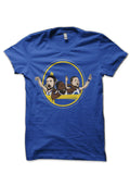 Warriors Big 3 Cartoon Style Royal Blue T-Shirt Hoodie, Sweatshirt | CoreVibeTees.com