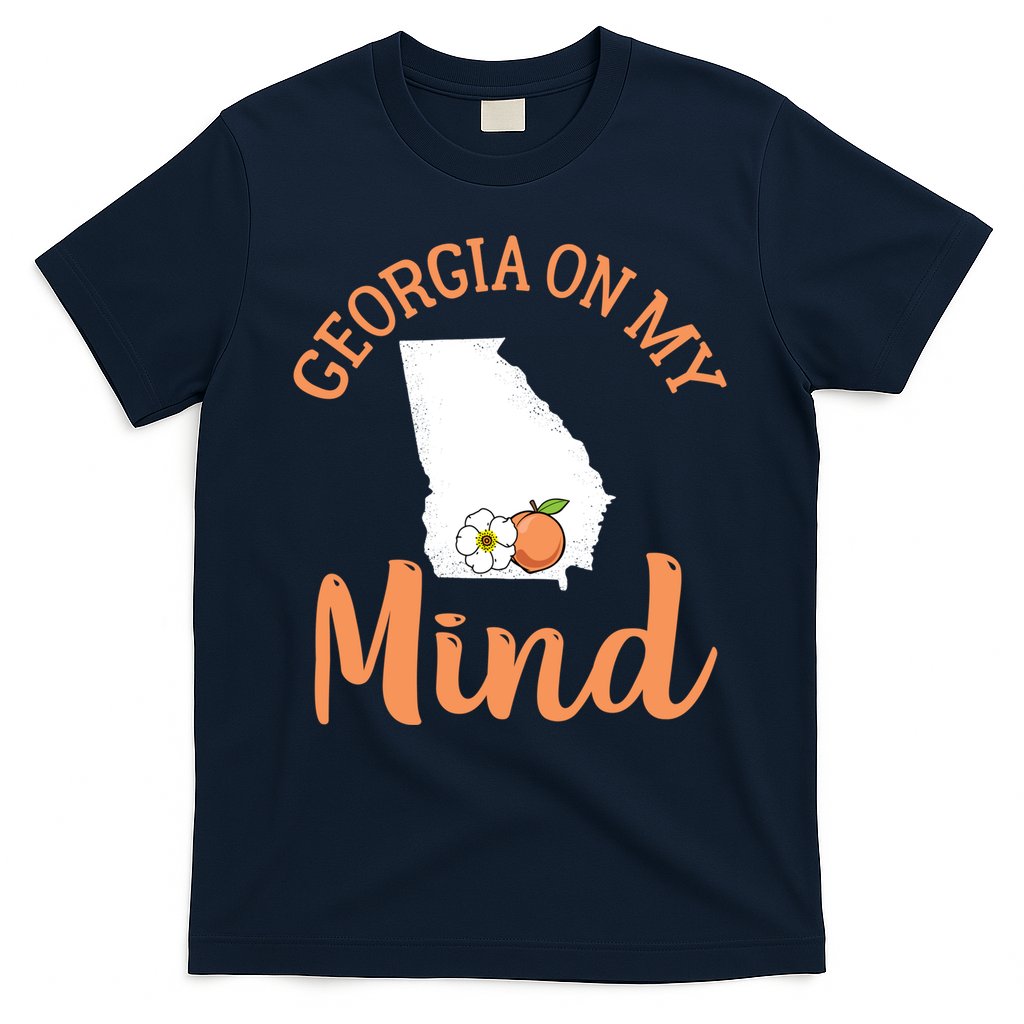 Georgia On My Mind GA Atlanta Peach Funny Southern State T-Shirt Hoodie, Sweatshirt | CoreVibeTees.com