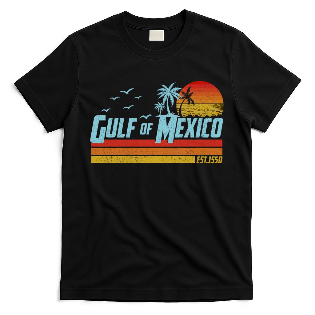 Gulf Of Mexico Est 1550 Retro Vintage Beach T-Shirt Style002 Hoodie, Sweatshirt | CoreVibeTees.com