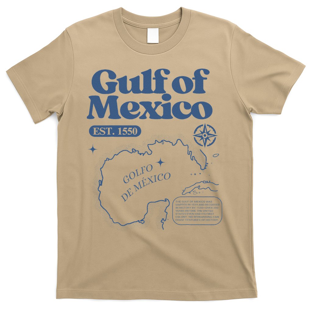 Gulf Of Mexico Est 1550 Golfo De MéXico Historic Map T-Shirt Hoodie, Sweatshirt | CoreVibeTees.com