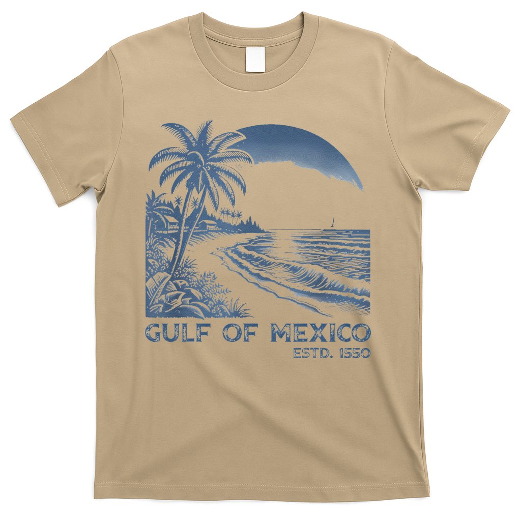 Gulf Of Mexico Est 1550 Retro Vintage Beach T-Shirt Style001 Hoodie, Sweatshirt | CoreVibeTees.com