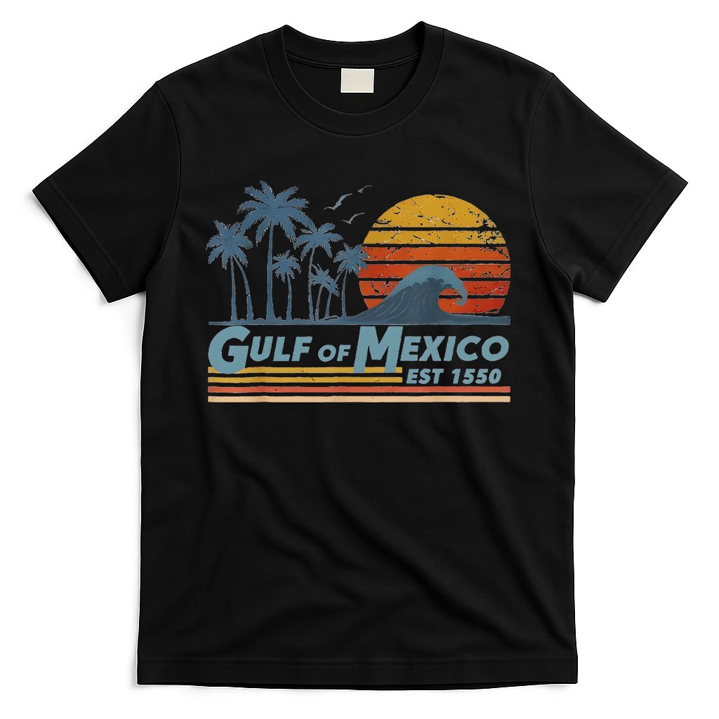 Gulf Of Mexico Since 1550 Retro Vintage Beach T-Shirt Hoodie, Sweatshirt | CoreVibeTees.com