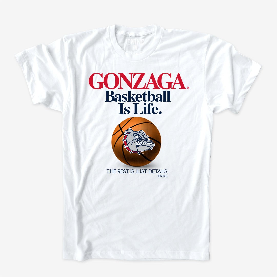 Basketball Is Life‚Ñ¢ Tee - Gonzaga Hoodie, Sweatshirt | CoreVibeTees.com (Image 2)
