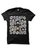 FRIENDS TV Lines Black T-Shirt Hoodie, Sweatshirt | CoreVibeTees.com